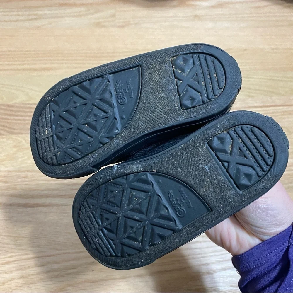 Converse black sneakers